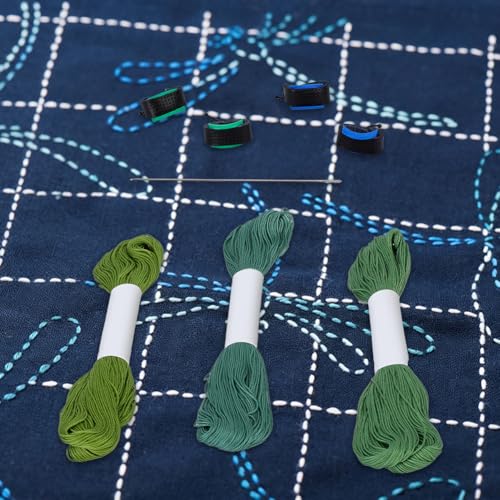 Set Sashiko Multi-Pack con 6 Hilos y 25 Agujas miniatura 3