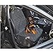 ColorPet Non-slip Bucket Seat Cover for Dogs Fits Most Cars Trucks and SUVs Damage Proof Rubber Backing Durable Non-tearable Oxford Material Universal Fit Black