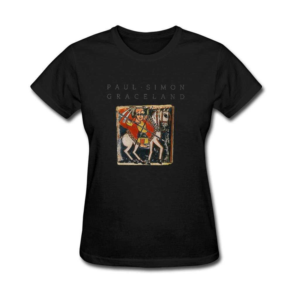 Women's Paul Simon Graceland T-shirt Size XL Black
