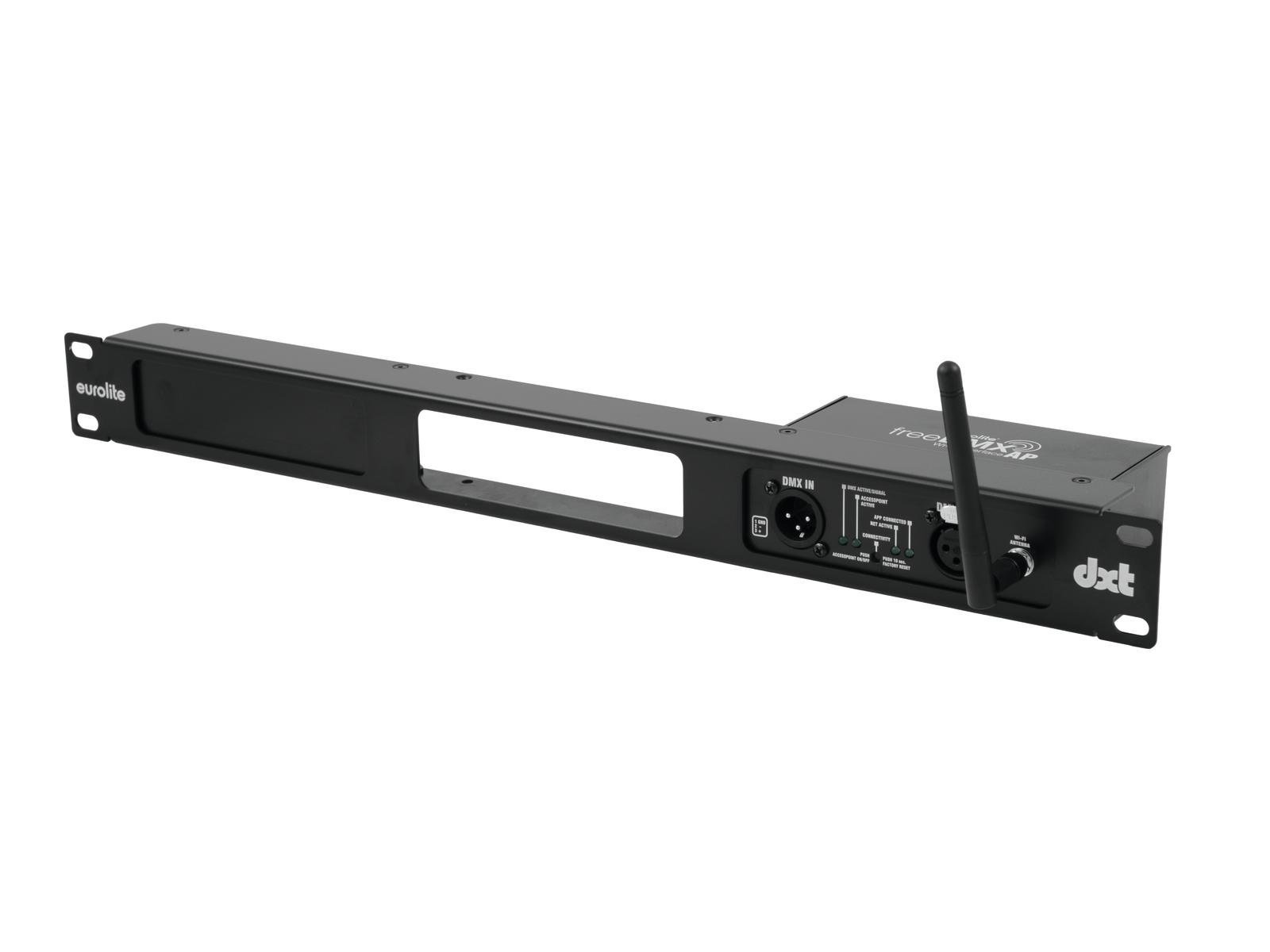 Eurolite freeDMX AP Wi-Fi Interface | Drahtloses WLAN-DMX-Interface für Apps & Programme wie Steinigke Light'J | WLAN-Standard IEEE802.11b/g/n