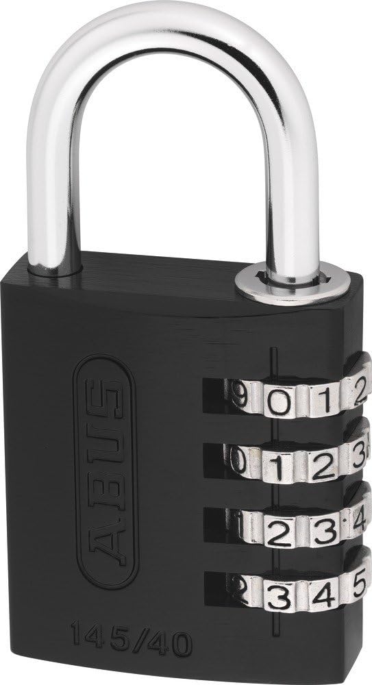 ABUS 34605 145/40 Combination Padlock, Black