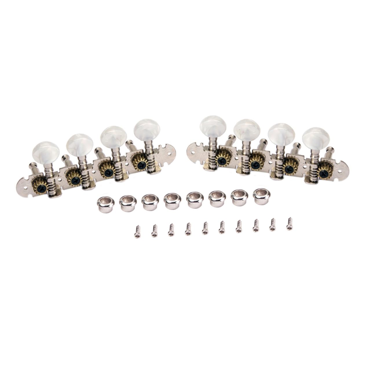 HANABASS 2Pcs Mica Color Guitar Tuning Pegs Durable Machine Heads with Round Button for Electric Guitars Essential Replacement for and More