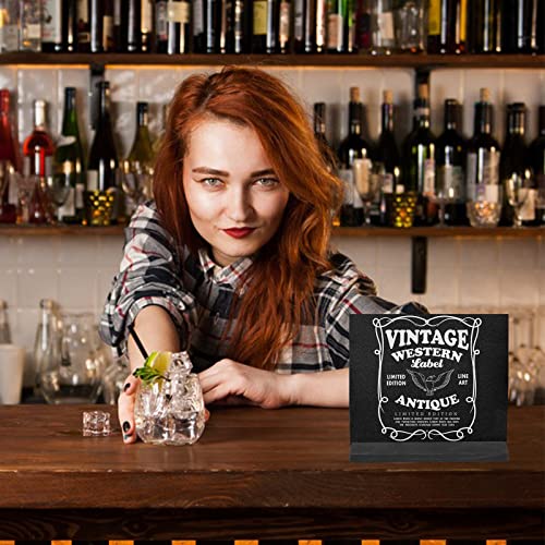 Pinsheng Mini lavagna 4PCS, Lavagna a Due Lati con...