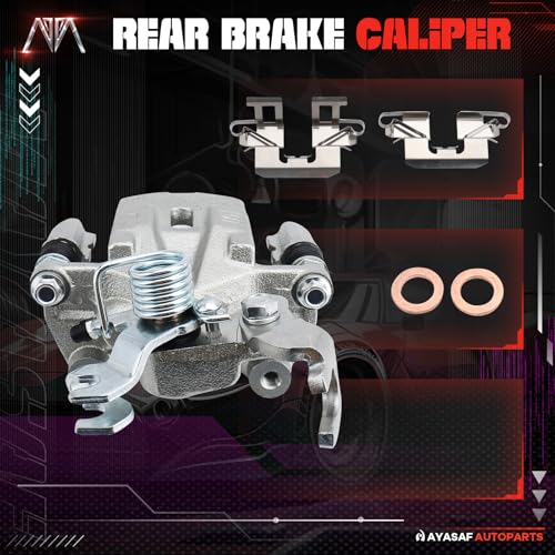 Image of 18B5002 Rear Left Disc Brake Caliper Assembly with Hardware