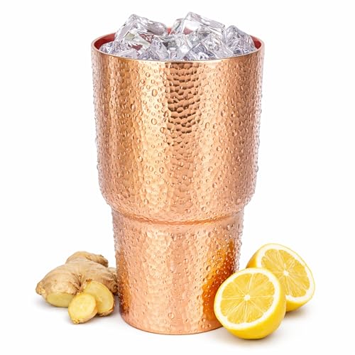 CigeZaus 20 oz Pure Copper Cup for...