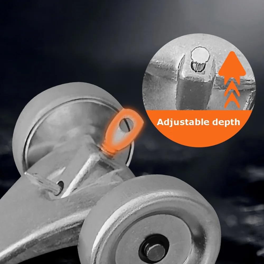 Skrobak do Fug 24 * 8,7cm Grabie do Spoin, Grabie do Spoin, Grabie do Zaprawy, Grabie do Spoin, Materiał Aluminiowy