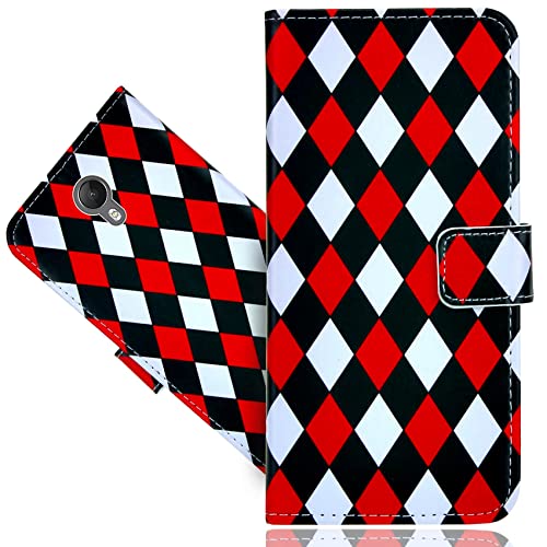 SHIYENA Handyhülle für Wiko Jerry 2, Leder Kartenfach Stand Flip Hülle Wallet Lederhülle Handytasche Schutzhülle Klapphülle für Wiko Jerry 2 Hülle