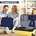 8 Set Packing Cubes for Suitcases, kingdalux Navy Blue Travel Luggage Packing Organizers with Laundry Bag, Compression Storage Shoe Bag, Clothing Underwear Bag, for Women & Man
