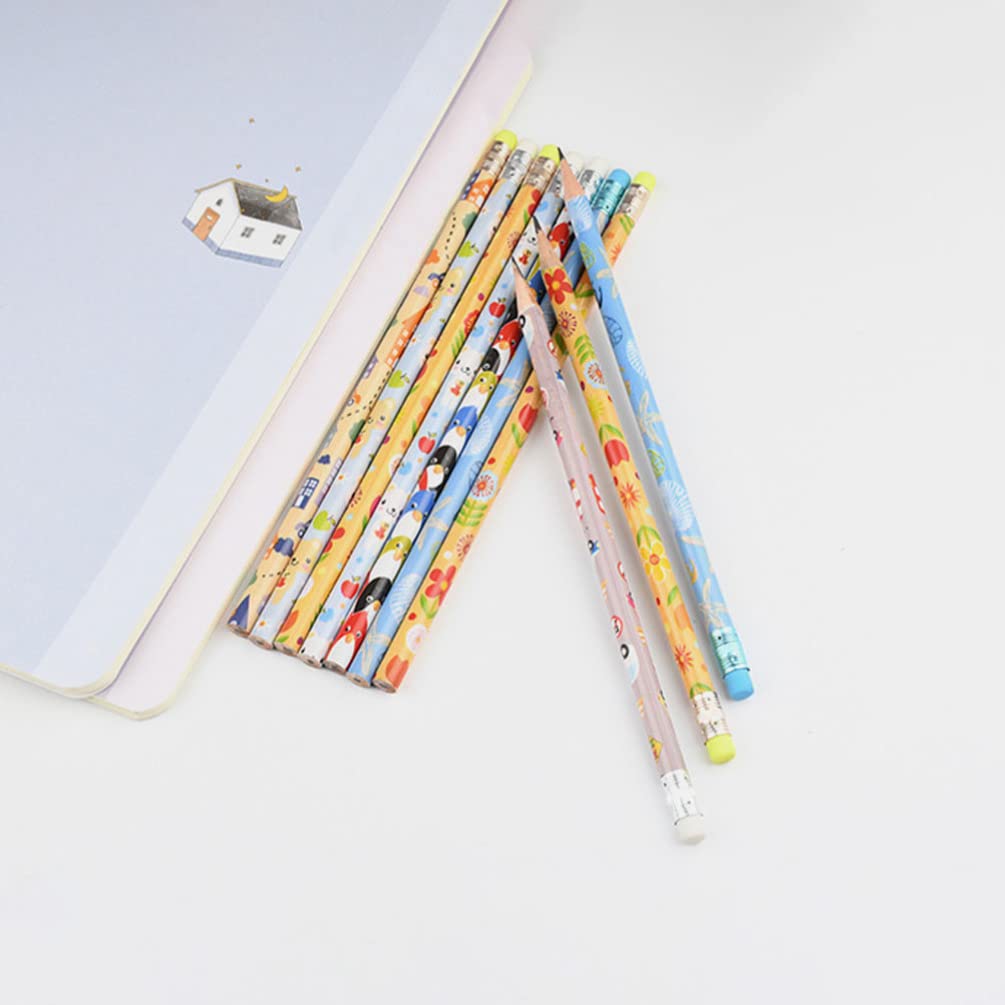 Amazon | 鉛筆 木製えんぴつ 消しゴム付き 子供 学生 文房具 50Pcs