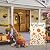AVOIN colorlife Fall Flowers Welcome Garden Flag 12x18 Inch Double Sided, Seasonal Floral Autumn Rustic Harvest Yard Outdoor Decoration