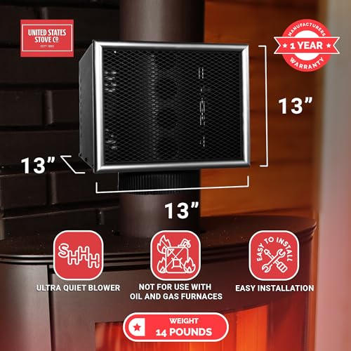 US Stove MH6 Miracle Heat 6-Inch Heat Reclaimer