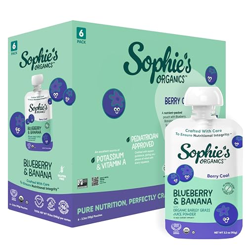 Sophie’s Organics Berry Cool (Pack of 6) Organic Berry Blen…