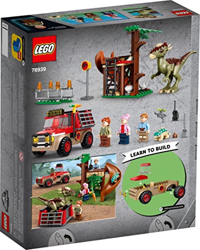 LEGO 76939 Jurassic World La Fuga del Dinosauro Stygimoloch, Dino Giocattoli, Giochi per Bambini di 4 Anni con Minifigures e Casa sull'Albero - Immagine 1