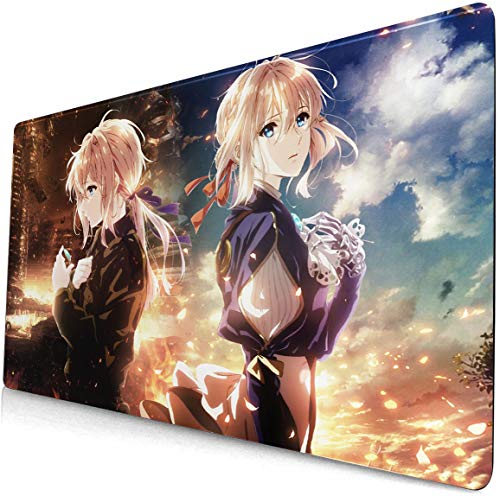 lanyu Violet Evergarden Mouse pad Anime Game Large Desk Pad Keyboard Pad Computer Desk Pad Mouse pad Desk Mat Table Mat258