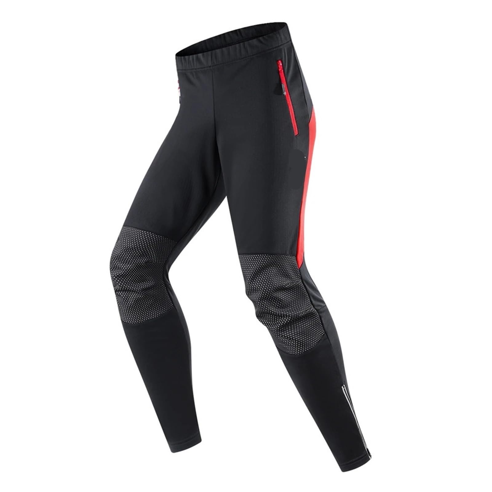 Pantalon de Cyclisme for Hommes, Coupe-Vent, imperméable, Polaire, épais, Chaud, for vélo Montagne, équitation, Moto, Hiver pour Cyclisme