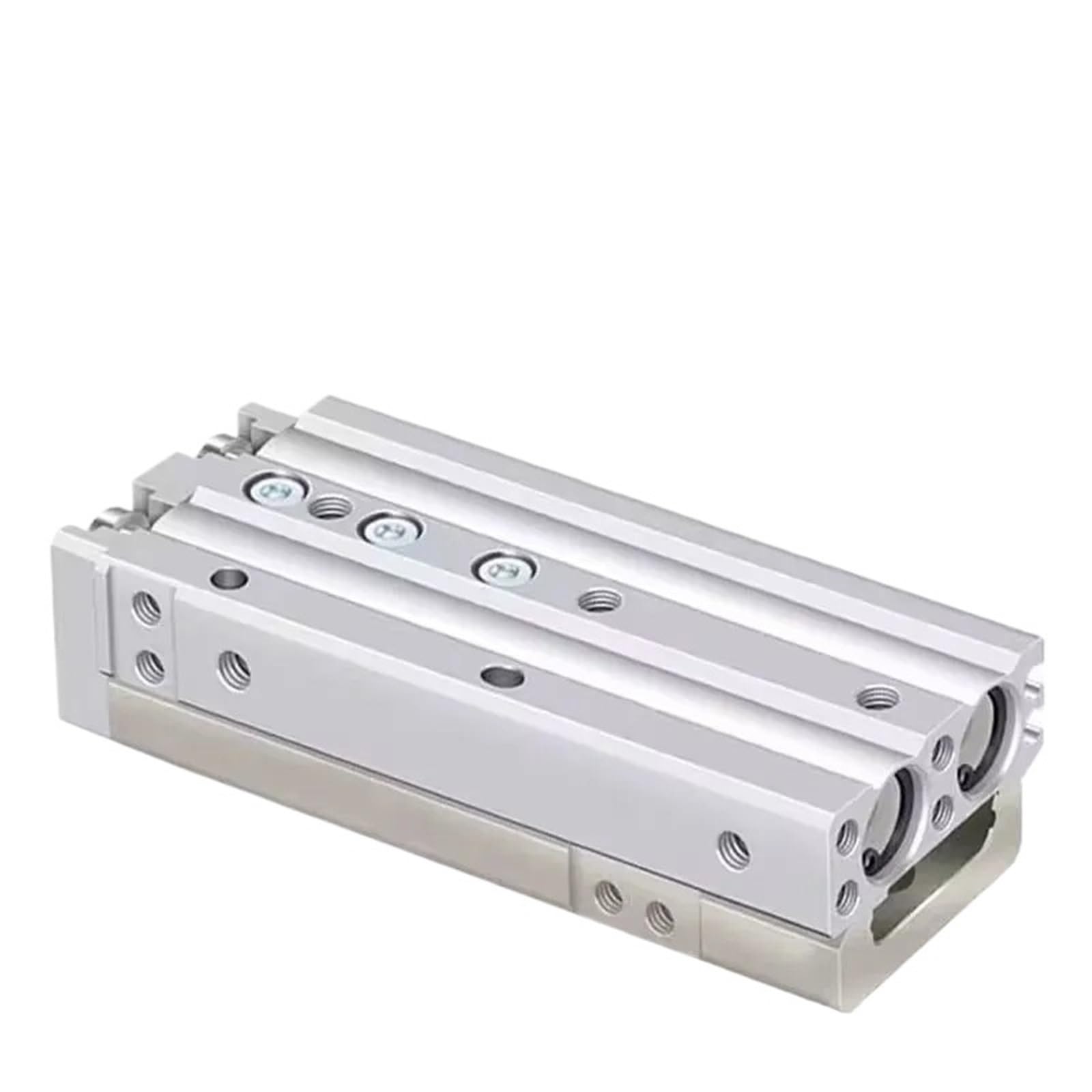 Table pneumatique MXQ20 vérin double tige course ajustable 10mm