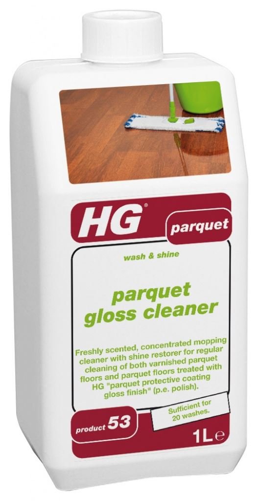 HG Parquet Gloss Cleaner Wash & Shine 1 Litre