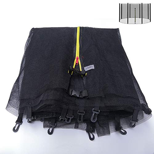 Filet de sécurité de rechange pour trampoline de jardin avec zip Ø 183cm