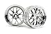 HPI Racing 33459 LP29 Lm-R Wheel, Chrome (2)