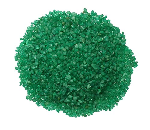 Image of Maalavya Sugar Size Crystal Sand for Home and Garden Decor, Aquarium Substrate (Leaf Green, 2.5 Kg)
