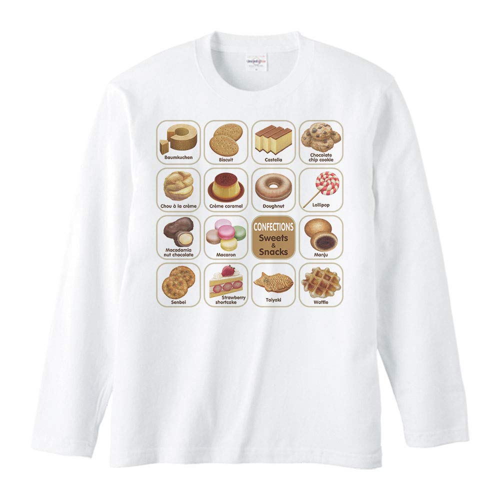 エムワイディエス(MYDS) お菓子大好き!/長袖Tシャツ