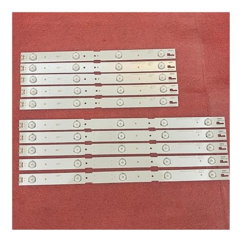 ZHANGAIQINYG LED Streifen for G-rundig 43GFB6621 43GFB6622 43GFB6623 43 GFB 6622 6623 6621 IC-B-HWCR43D641R HWCR43D641L 43VLE5537BG(10pcs set For 1 TV)