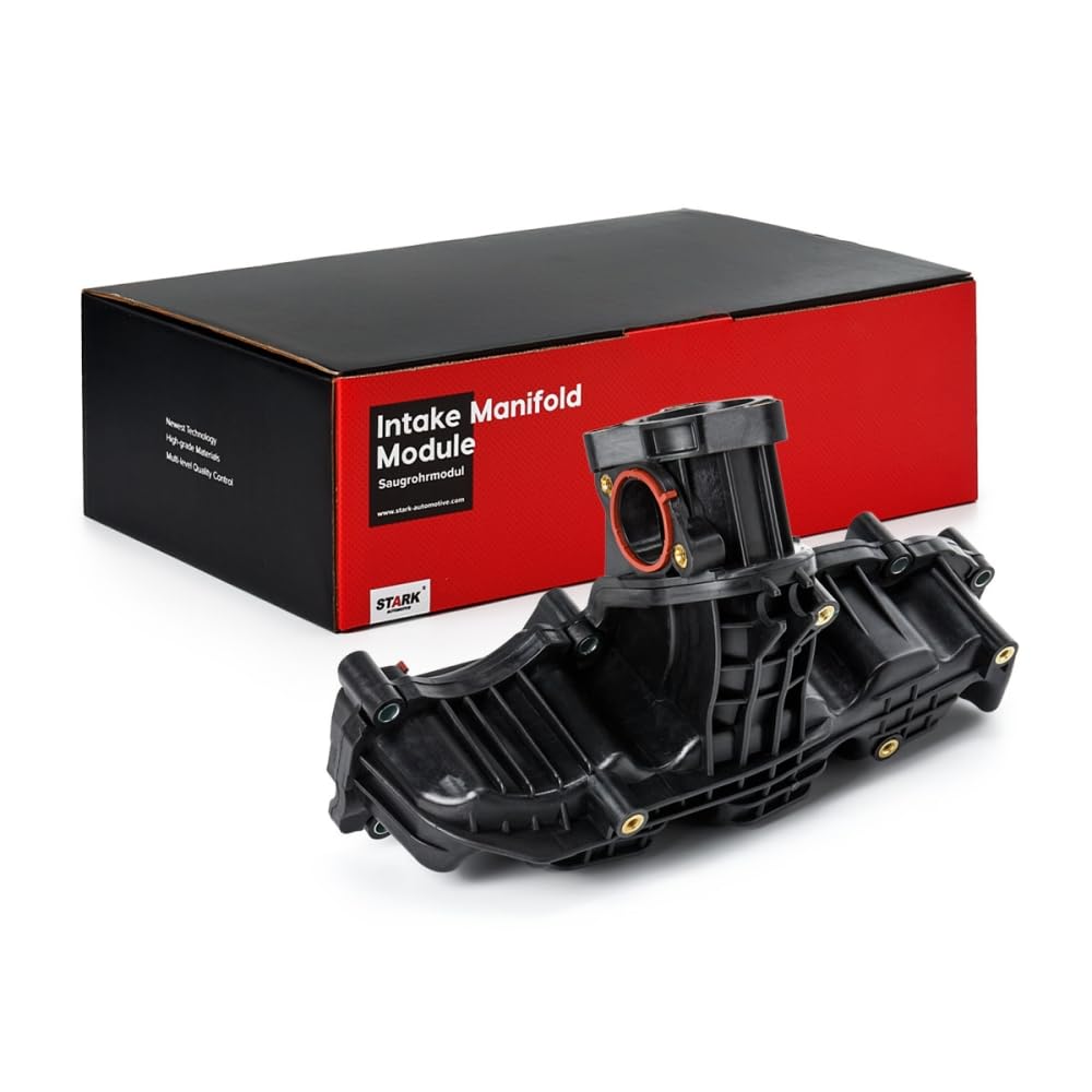 STARK SKFIM-3160054 Raccordo Collettore aspirazione con guarnizioni senza regolatore/attuatore con guarnizione Centralina/Software va imparato/aggiornato Compatibilità con VW Polo Hatchback 6R1, 6C1