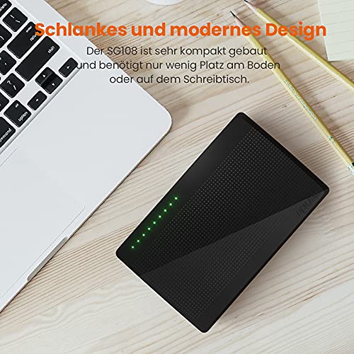 Tenda SG108 8-Port Gigabit Netzwerk Switch für LAN-Verbindungen