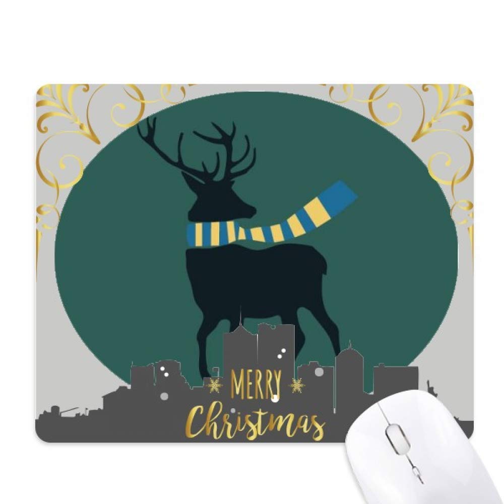 Tapis de souris Noël caoutchouc tapis de bureau antidérapant