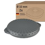 Koziol MOVE PIZZA 32 Mehrweg-Pizzabox ⌀ 32 cm | 2er Set, Kunststoff | wiederverwendbar, bruchsicher, sp&uuml;lmaschinenfest | Take-Away, Catering