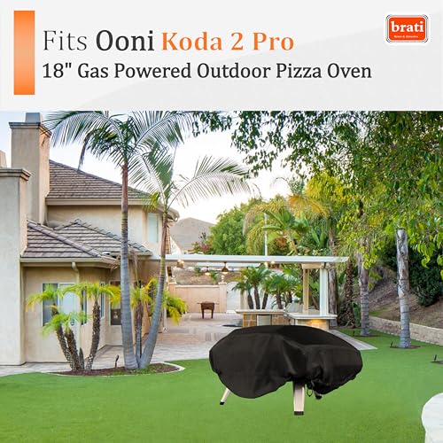 Image of Pizza Grill Cover for Ooni Koda 2 Pro Gas Powered Pizza Oven,2nd Generation Ooni Koda 18 inch Pizza Oven Cover Accessories