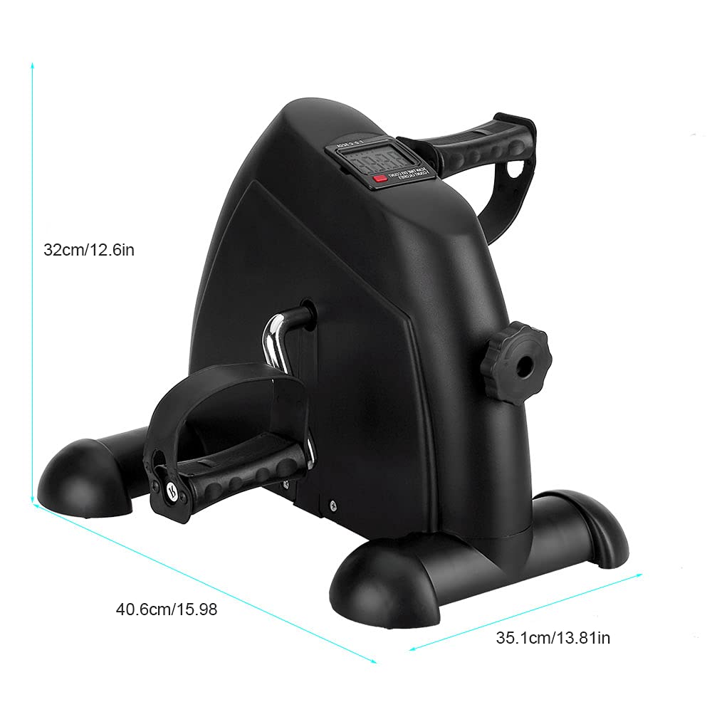 Mini Bike Heimtrainer Arm-und Beintrainer Pedaltrainer für Senioren, Robuste Kurbel Fitnessbike mit Einstellbarem Widerstand