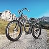 ANCHEER 750W Fat Tire Electric Bike 26'' Electric Commuter Bike 48V 13Ah Battery, 20MPH Electric Bike for Adults, Step Through ebike for Adult #1