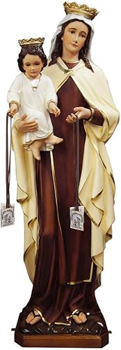 Miniatura 6 de TALPGOD Escapularios Católicos, Escapulario Marrón de Nuestra Señora del Monte Carmelo, Escapularios Católicos Escapularios Católicos Regalo