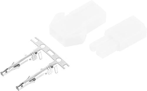Miniatura 2 de IIVVERR - Kit de conector de arnés de cableado de 0.189in con cerradura tipo 2 terminales, 30 piezas (kit de conectores del arnés de cable de