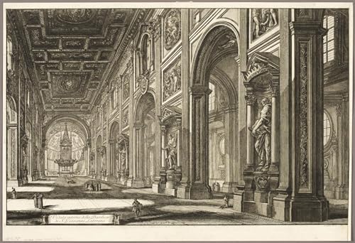 Tableaux Graffiti Art Mural Piranesi Basilique Saint-Jean Latran 60x90cm