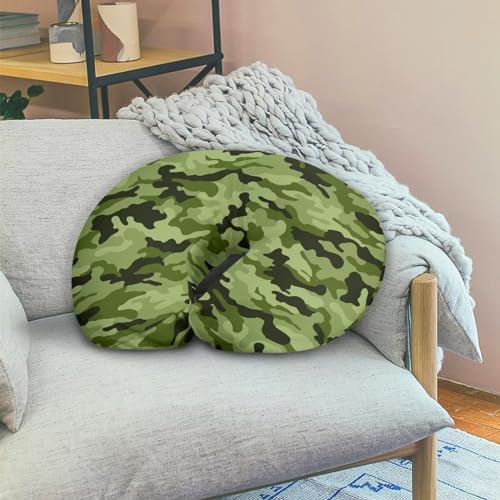 Image of Camo Baby Nursing Pillow Cover for Bottle Feeding, Soft Breastfeeding Pillow Slipcover Easy to Clean Breathable Pillow Cover for Infant Snug