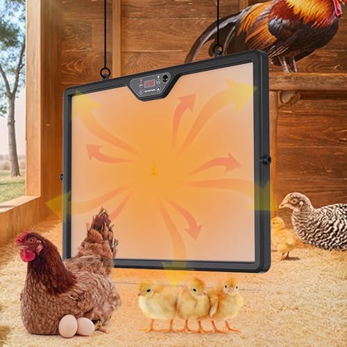 Panneau chauffant animaux pour poulailler niche chat et canard réglable