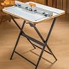 Complete Router Table Package - Lightweight & Sturdy Router Table Kit w/Powder-coated Black Steel Stand, Phenolic Plate, More - Wooden Carpentry Tools & Accessories to Route w/Precision & Ease