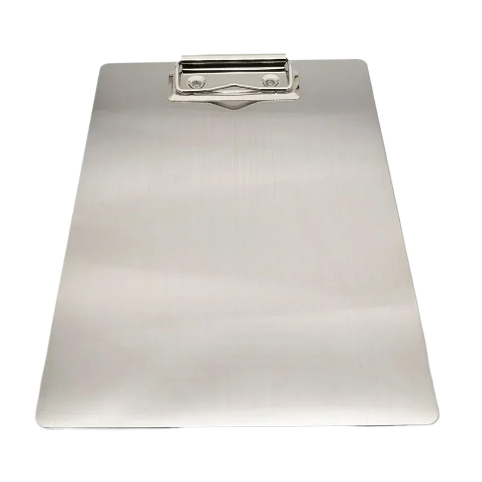 2 stücke Clip Bord Edelstahl Schreiben Pad Ordner Papier Büro Liefert Organizer Zwischenablage Lagerung Box Dokument Halter Fürs Büro(A4)