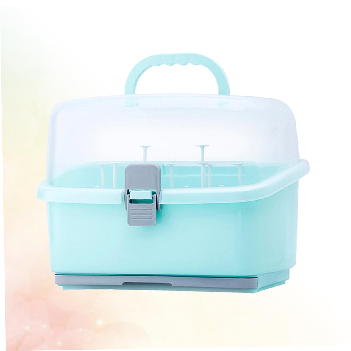 ifundom Contenitore per Biberon di Plastica Sicura Contenitore Portatile per Biberon Adatta per Tutti i Principali per Viaggio Casa e Esterni