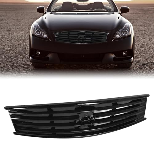 Rejilla de parachoques delantero negro brillante para lucir tu G37 Coupe en carretera 3
