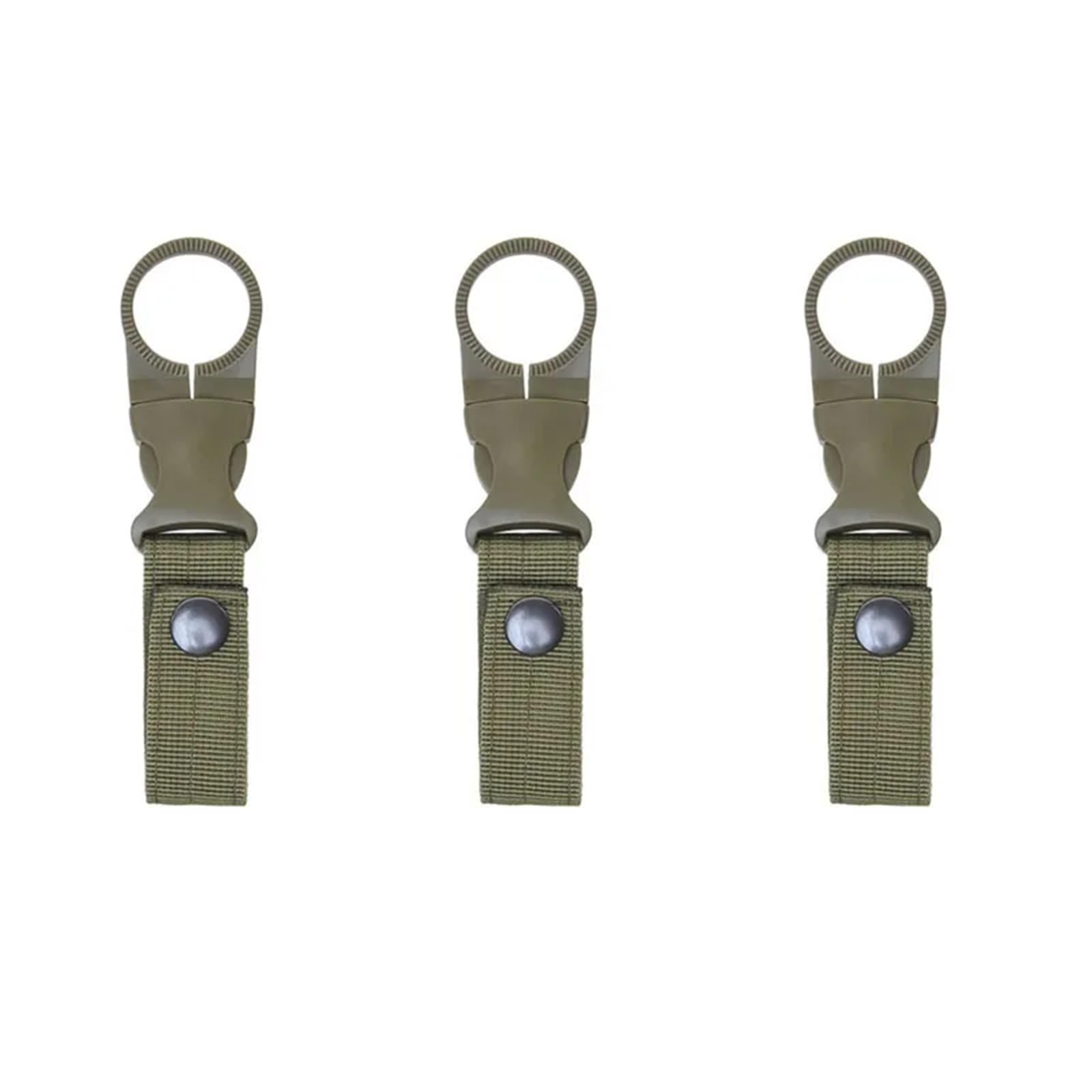 GHHZML Water Bottle Clip 1/2/3pcs Water Bottle Holder Climbing Carabiner Belt Backpack Hanger Hooks ClipMultifunction Nylon Buckle Hook Clip
