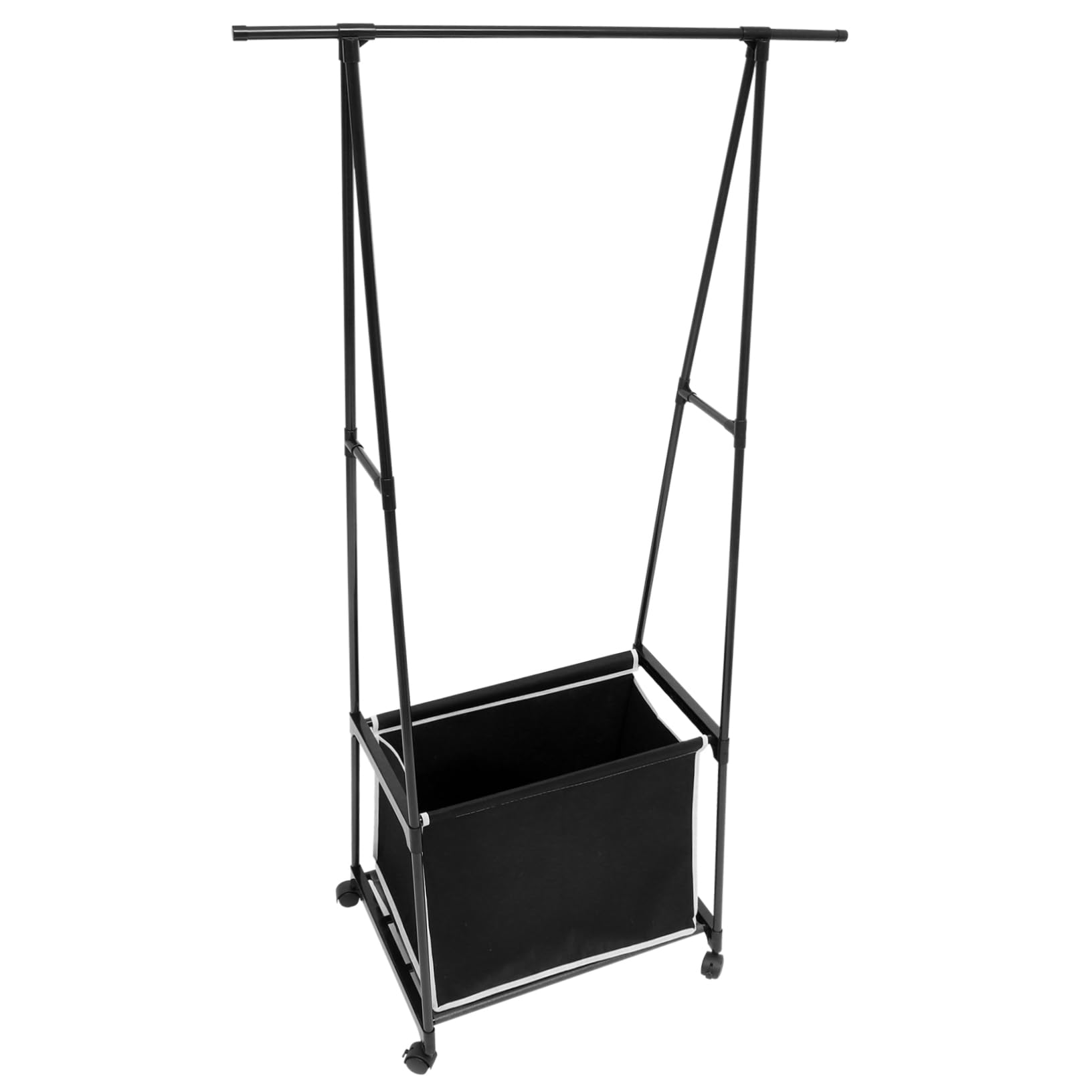 Séchoir à linge porte-manteaux à roulettes et portant vêtements