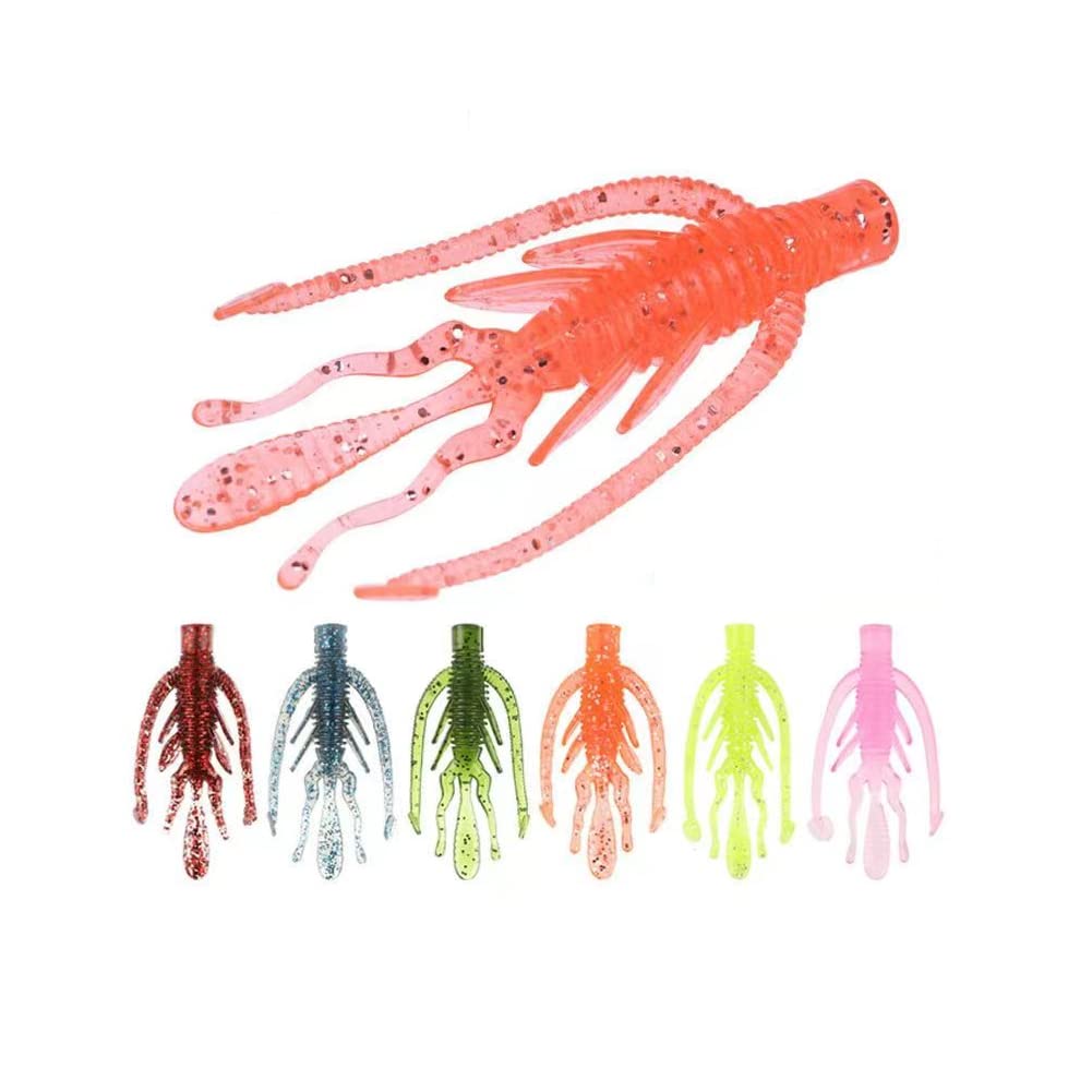 Leurre Souple écrevisse Pour Pêche – Taille 7,5 Cm, 3,5 G, Matériau TPR Réaliste