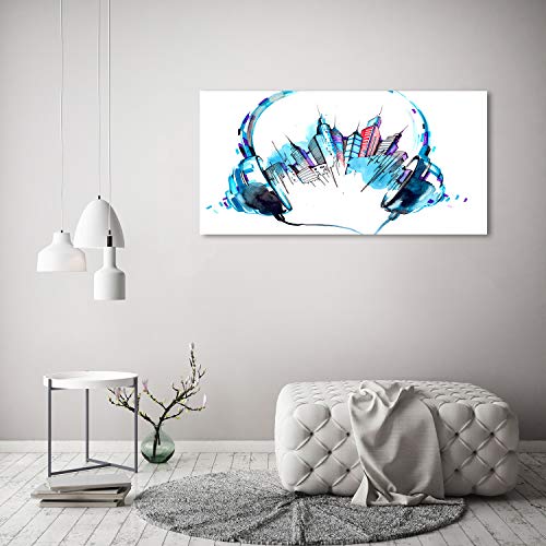 Tableau acrylique 120x60 image verre plastique déco murale moderne abstrait