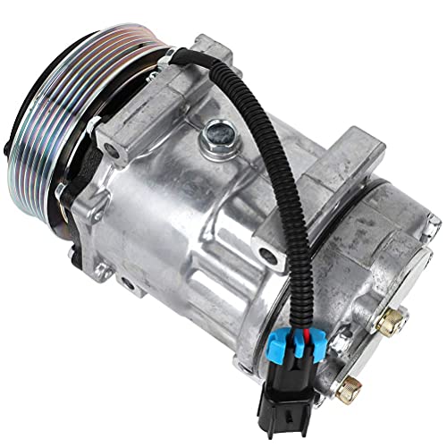 Image of ECCPP A /C Compressor with Clutch for Volvo VNM VHD VNL VNX 2003-2017 | for Peterbilt 220 320 325 335 337 2001-2025 Fast Cooling AC Compressor