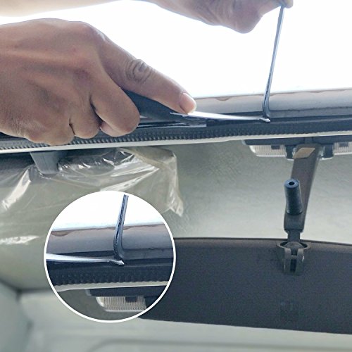 Boush Windshield Urethane Scraper Tool Kit Universal Car Glass Removal Tool Kit Windshield Removal Tool Kit With 3Pcs Blades With Soft Rubber #TOP5