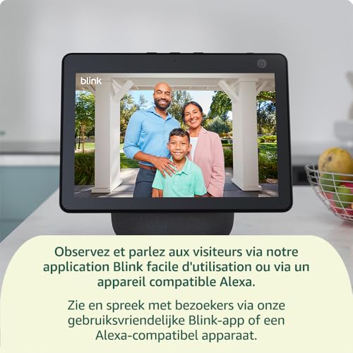 Blink Videotürklingel | System | Kopf-bis-Fuß-Aufnahme in HD, 2 Jahre Batterielaufzeit, einfache Einrichtung, IP65, Sync-Basismodul im Lieferumfang enthalten – Schwarz