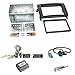 Produktbild Einbauset: Doppel-DIN 2-DIN Blende Radioblende schwarz + ISO CAN-Bus Adapter Interface für Mercedes Vito/Viano (W639) 04/2006-05/2014 B-Klasse (T245) 06/2005-06/2011 A-Klasse (W169) 10/2004-04/2012